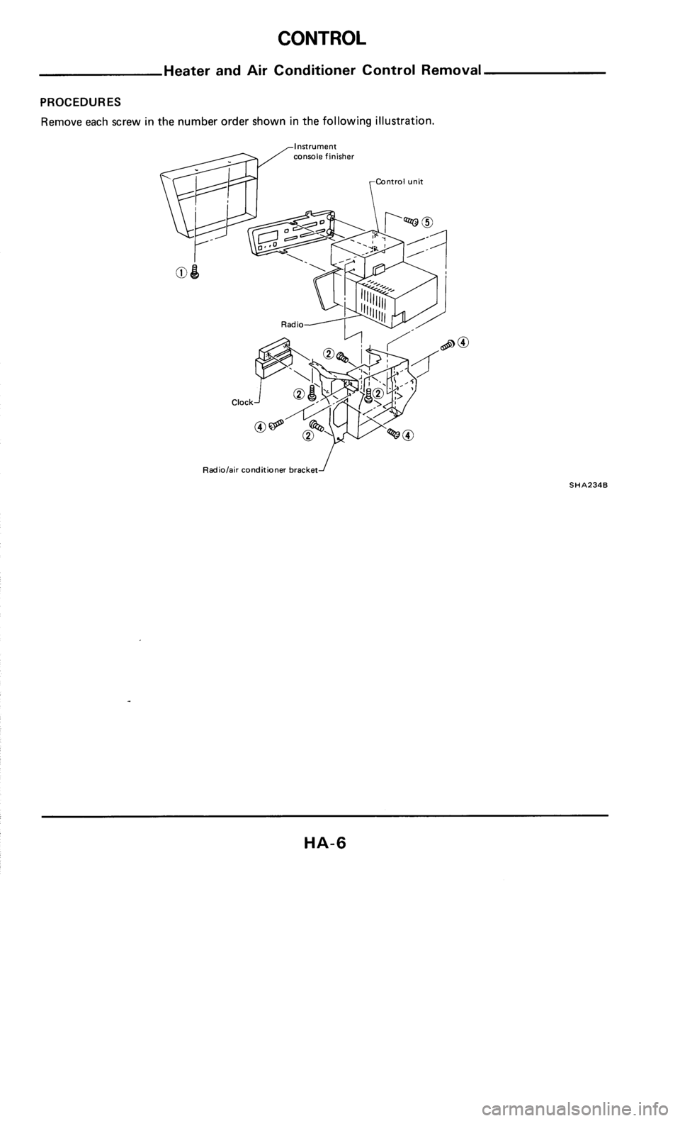 NISSAN 300ZX 1985 Z31 Heather And Air Conditioner Workshop Manual 