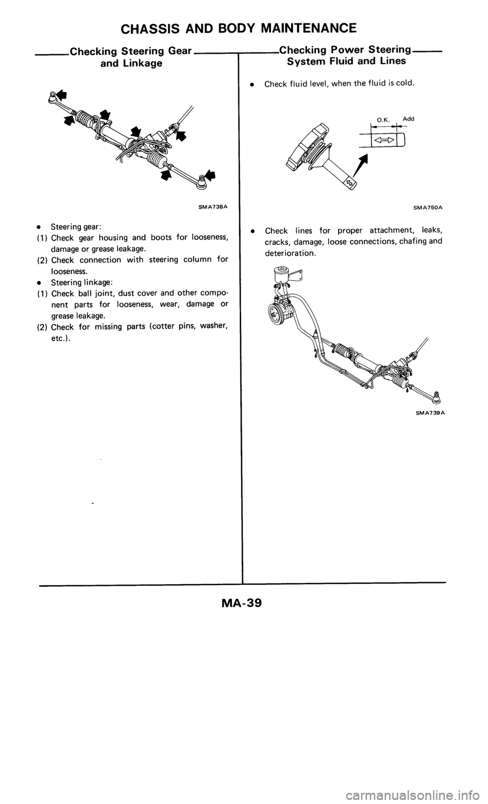NISSAN 300ZX 1986 Z31 Maintenance Workshop Manual 
