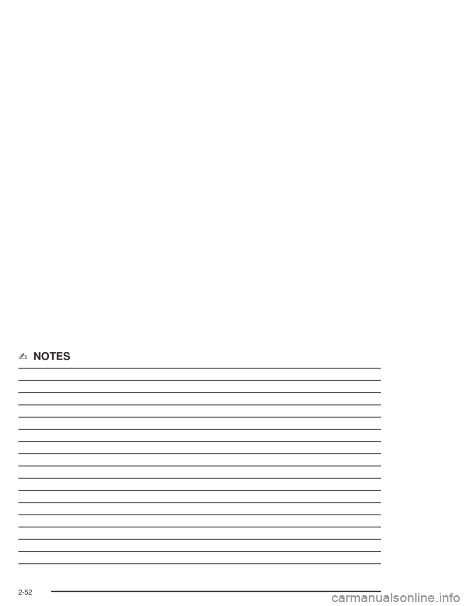 PONTIAC BONNEVILLE 2004  Owners Manual ✍NOTES
2-52 