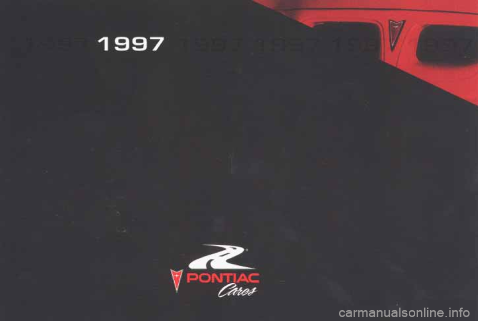 PONTIAC GRAND AM 1997  Owners Manual 