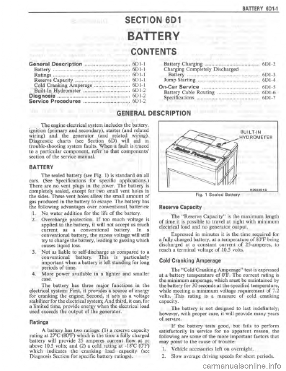 PONTIAC FIERO 1987  Service Repair Manual 