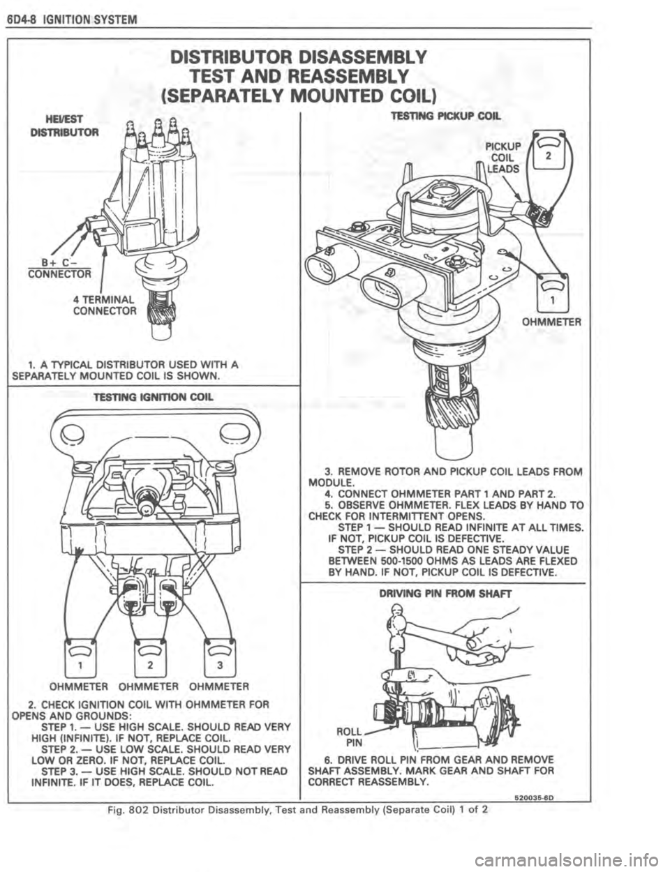 PONTIAC FIERO 1987  Service Repair Manual 