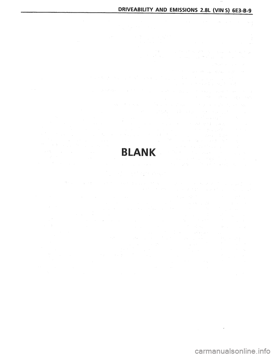 PONTIAC FIERO 1988  Service Repair Manual 
BLANK   