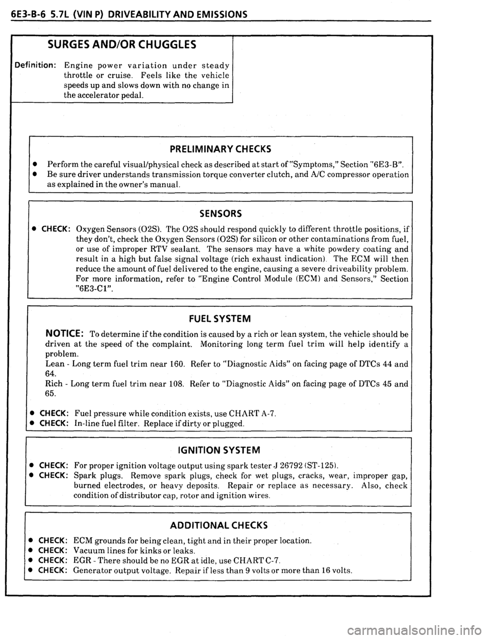PONTIAC FIREBIRD 1993  Service Repair Manual 