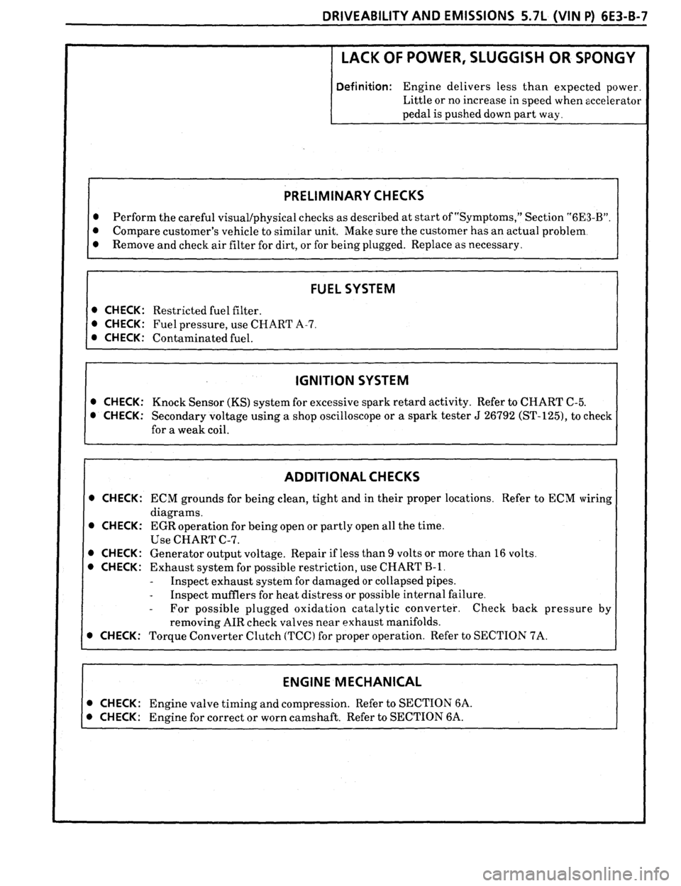 PONTIAC FIREBIRD 1993  Service Repair Manual 