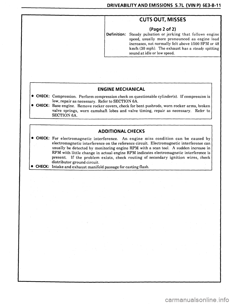 PONTIAC FIREBIRD 1993  Service Repair Manual 