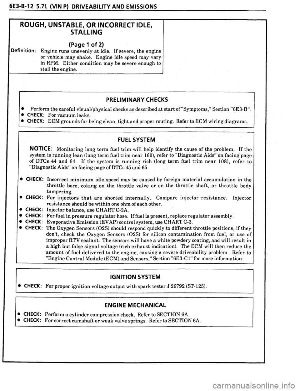 PONTIAC FIREBIRD 1993  Service Repair Manual 