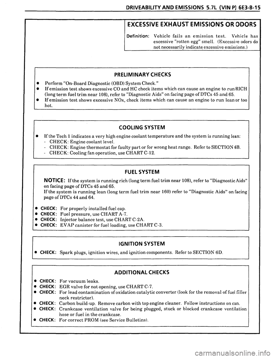 PONTIAC FIREBIRD 1993  Service Repair Manual 