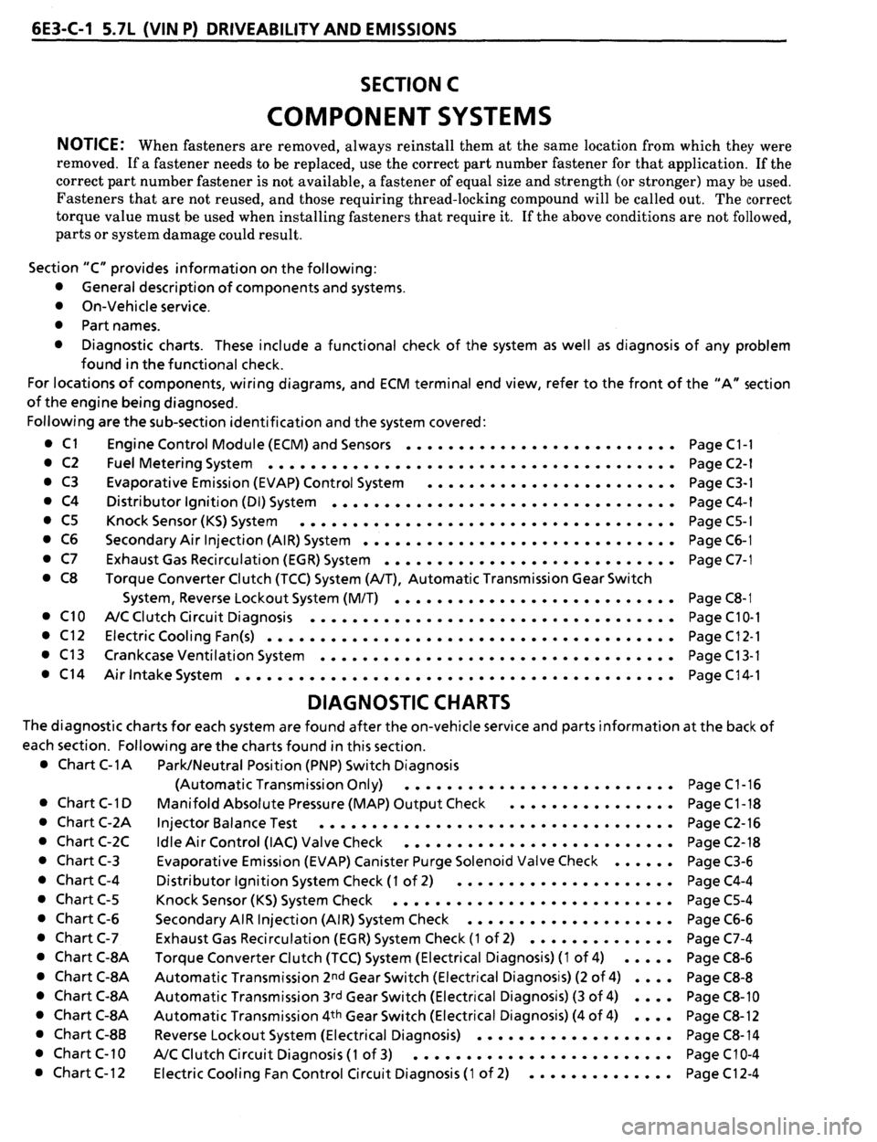 PONTIAC FIREBIRD 1993  Service Repair Manual 