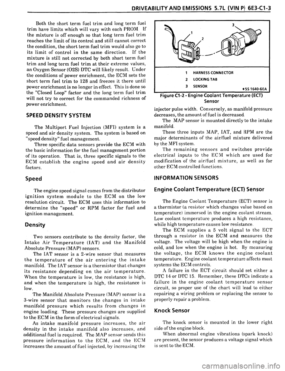 PONTIAC FIREBIRD 1993  Service Repair Manual 