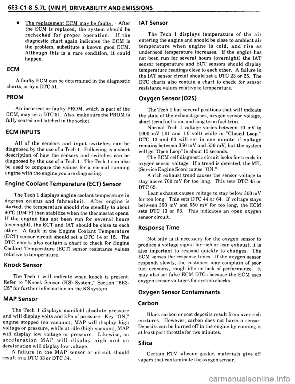 PONTIAC FIREBIRD 1993  Service Repair Manual 