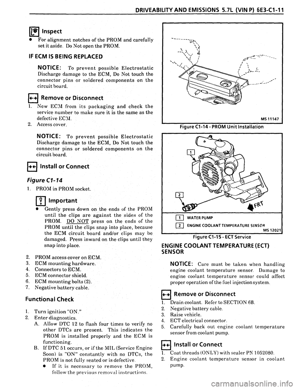 PONTIAC FIREBIRD 1993  Service Repair Manual 