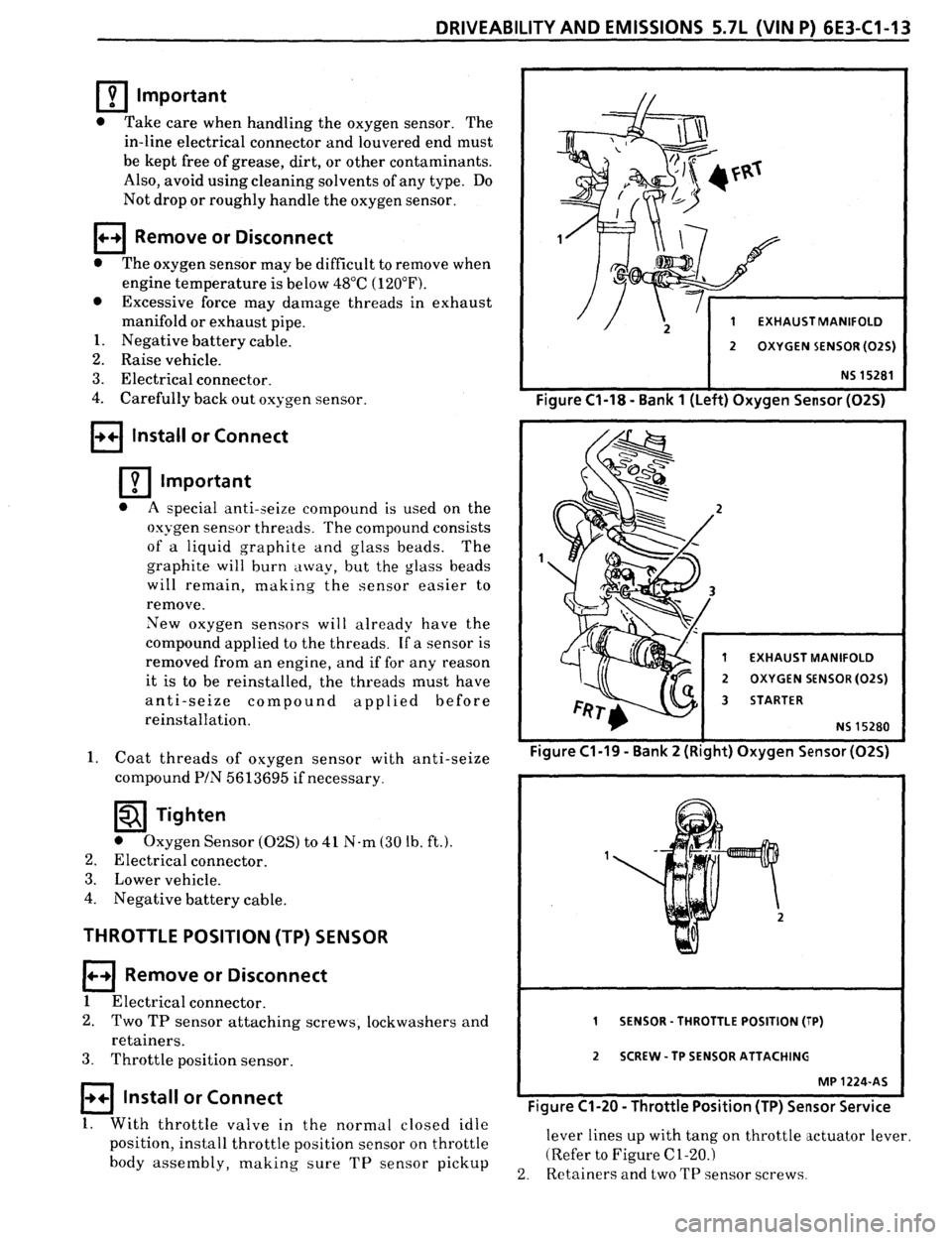 PONTIAC FIREBIRD 1993  Service Repair Manual 