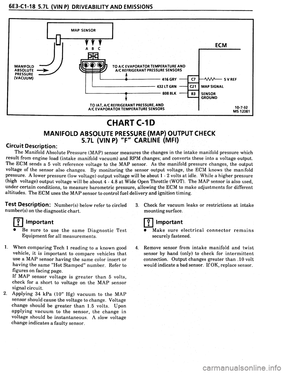 PONTIAC FIREBIRD 1993  Service Repair Manual 