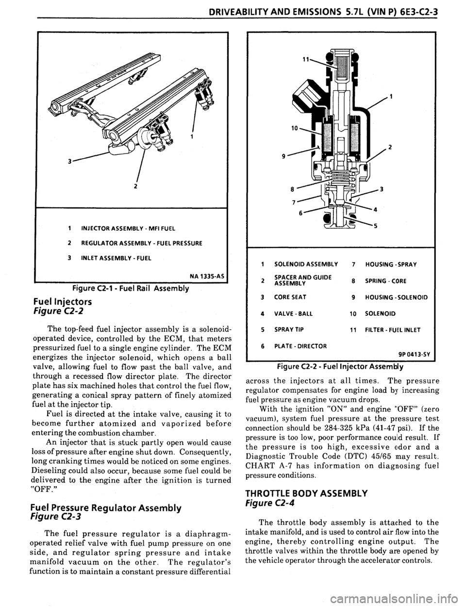 PONTIAC FIREBIRD 1993  Service Repair Manual 
