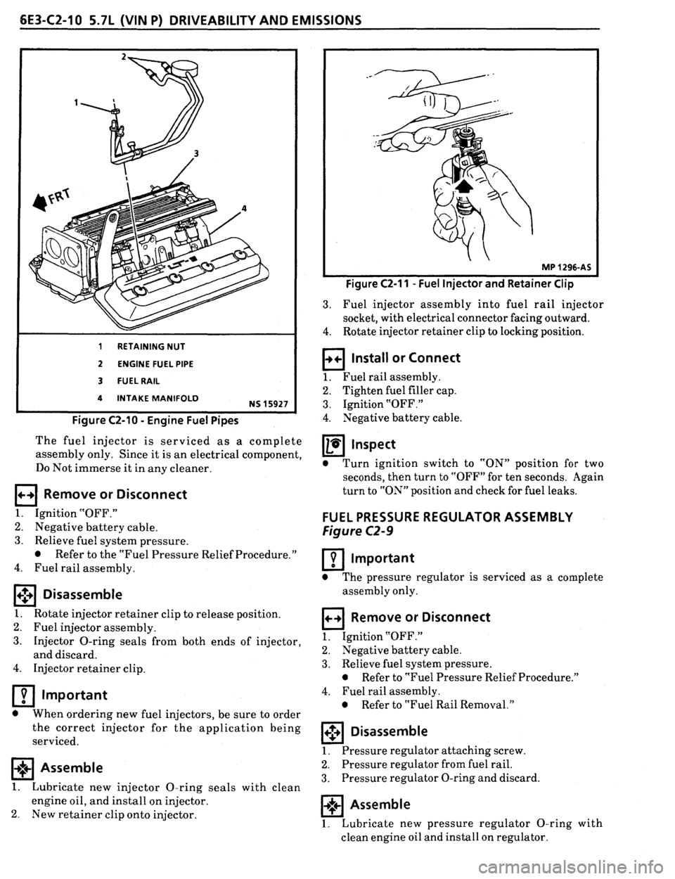PONTIAC FIREBIRD 1993  Service Repair Manual 