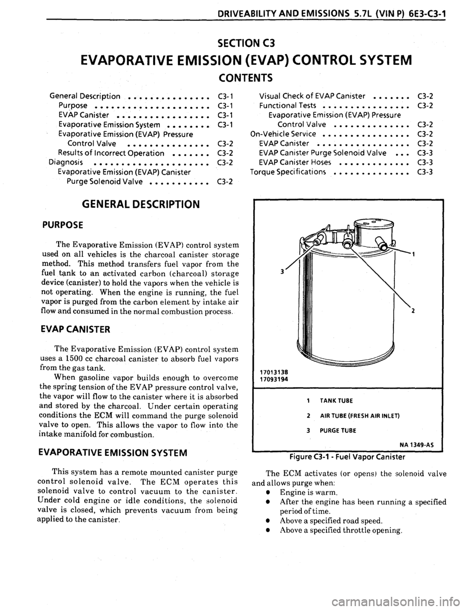 PONTIAC FIREBIRD 1993  Service Repair Manual 
