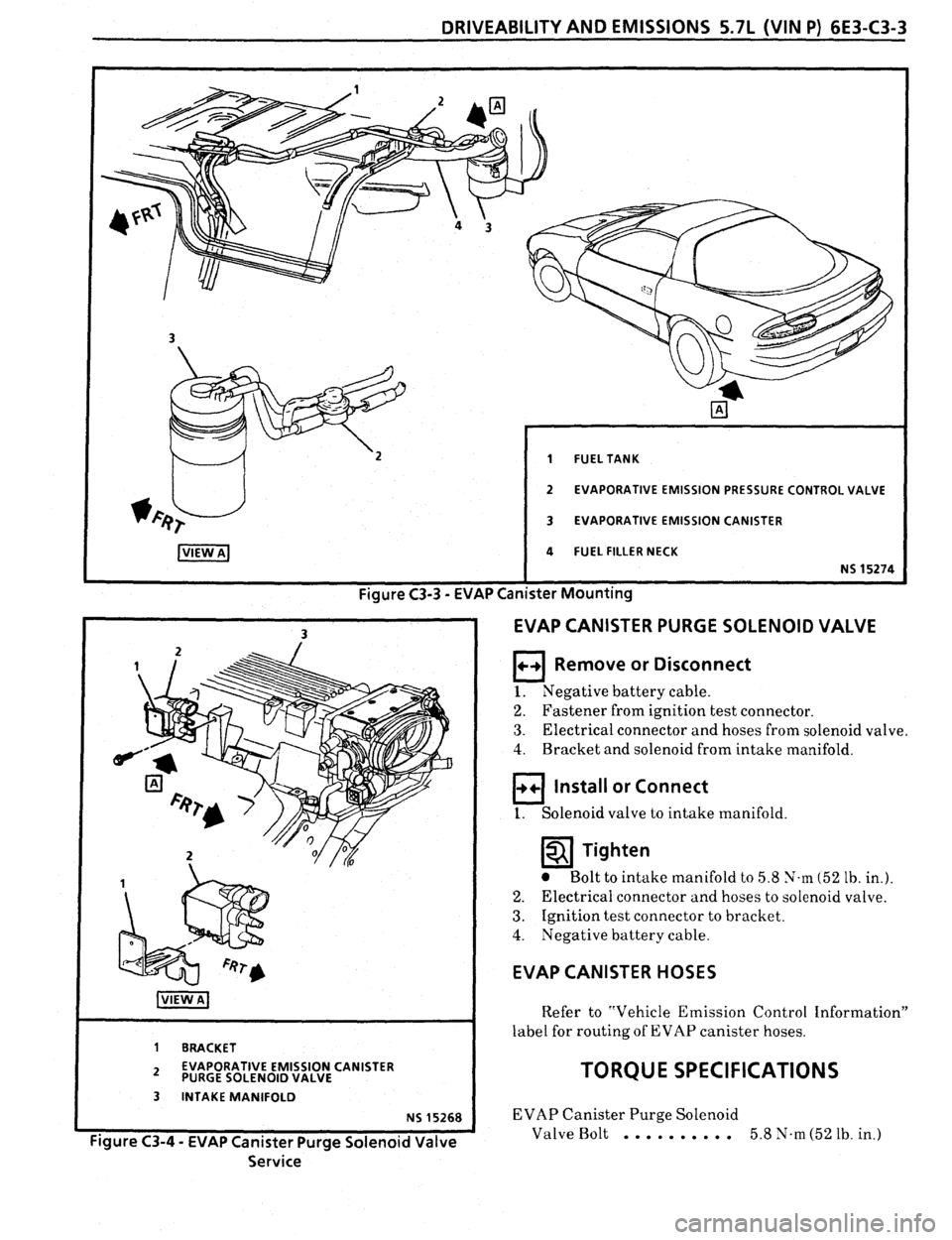PONTIAC FIREBIRD 1993  Service Repair Manual 