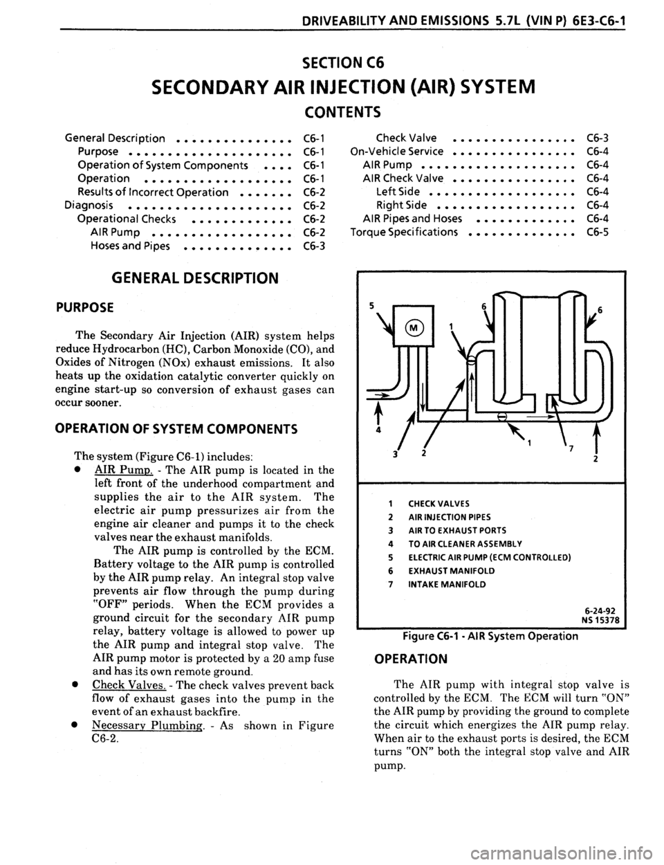 PONTIAC FIREBIRD 1993  Service Repair Manual 