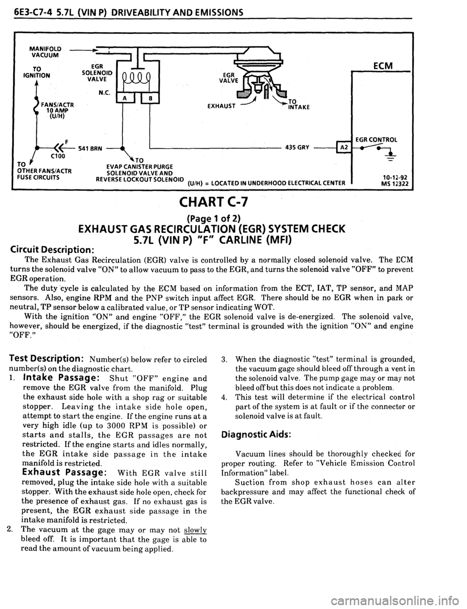 PONTIAC FIREBIRD 1993  Service Repair Manual 