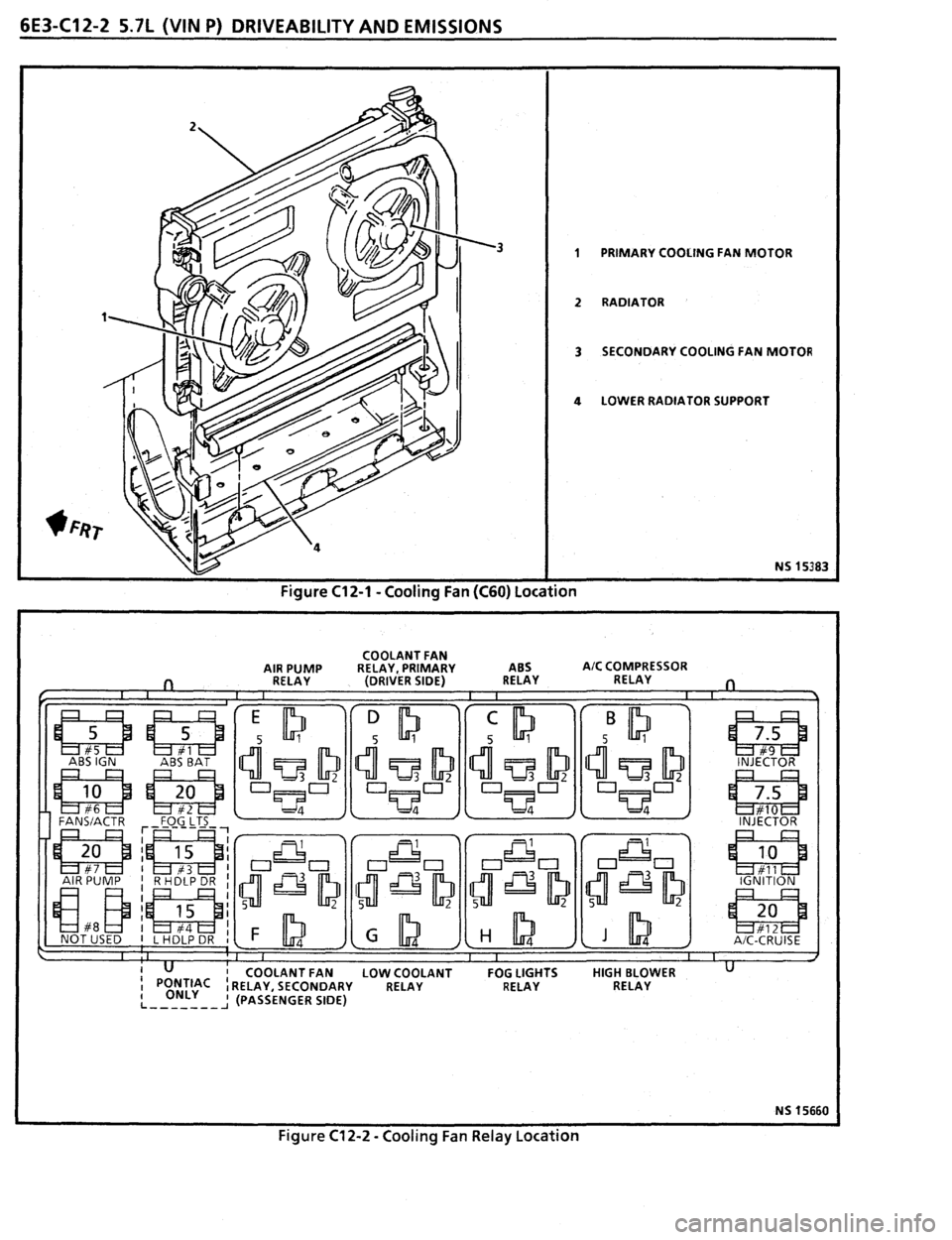 PONTIAC FIREBIRD 1993  Service Repair Manual 