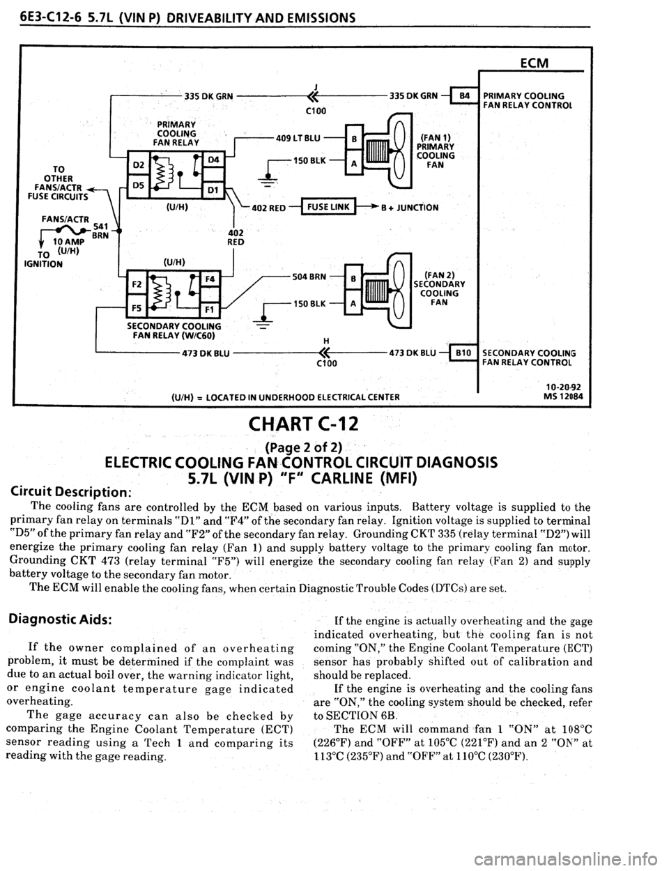 PONTIAC FIREBIRD 1993  Service Repair Manual 