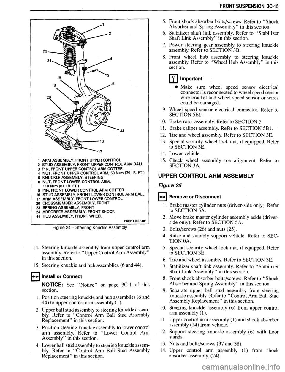PONTIAC FIREBIRD 1993  Service Repair Manual 
