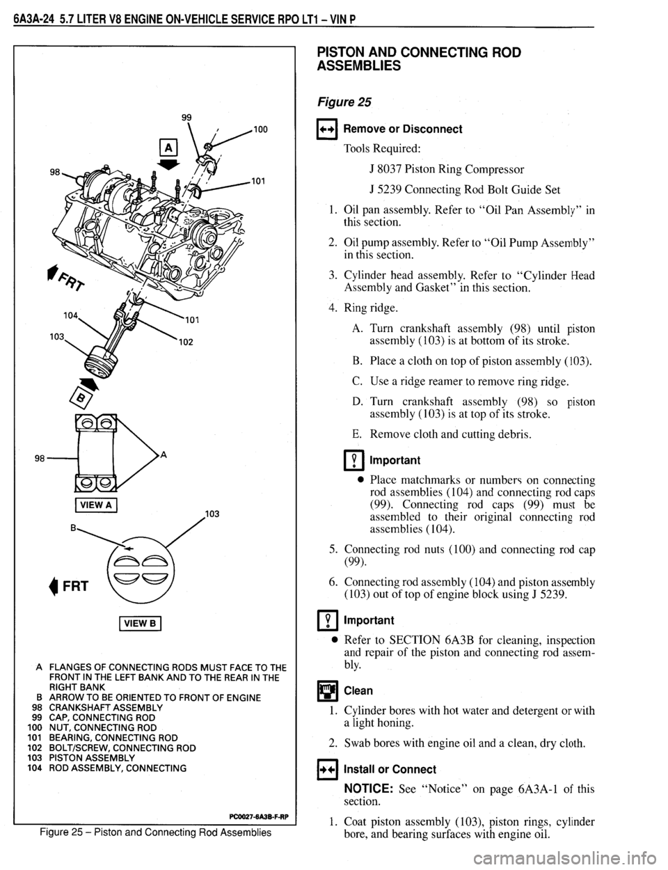 PONTIAC FIREBIRD 1993  Service Repair Manual 