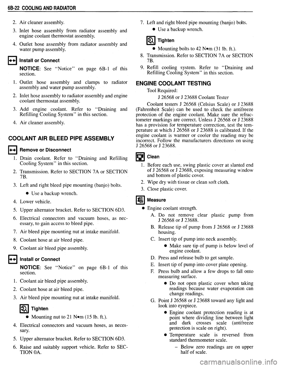 PONTIAC FIREBIRD 1993  Service Repair Manual 