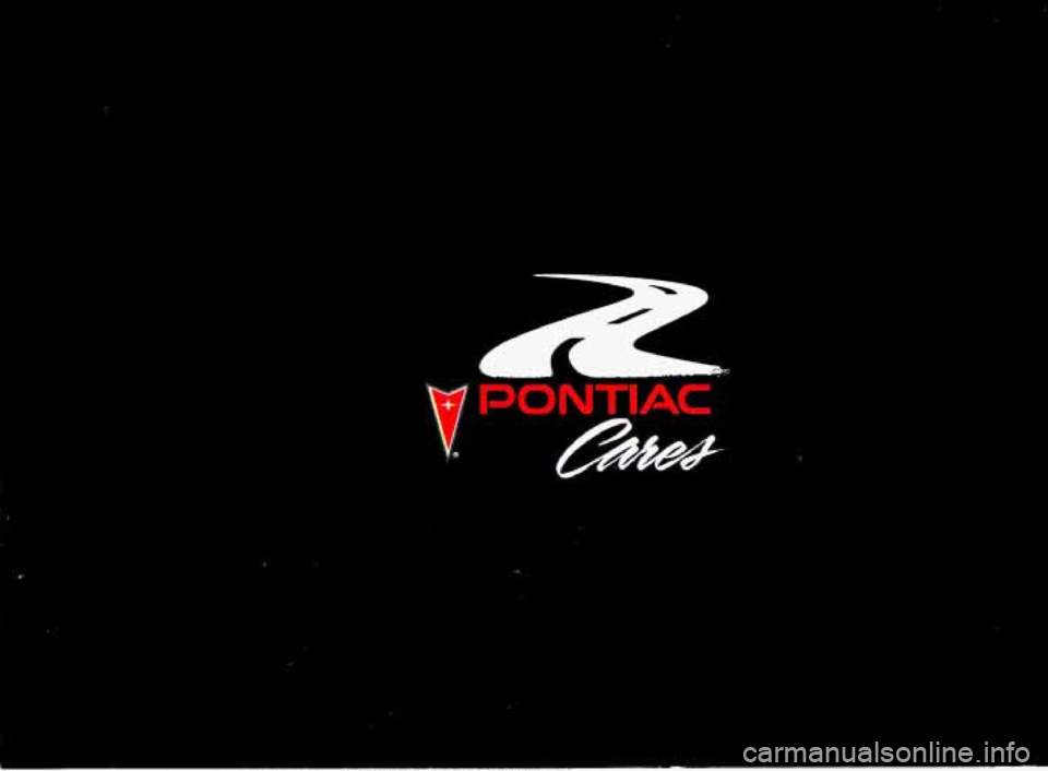 PONTIAC BONNEVILLE 1994  Owners Manual ProCarManuals.com 