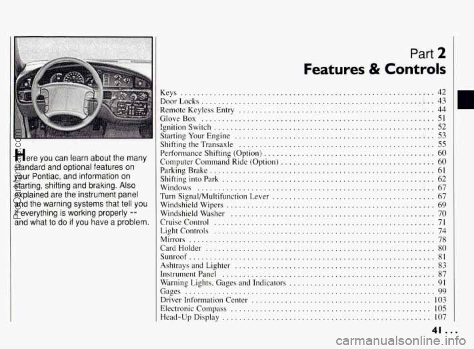 PONTIAC BONNEVILLE 1994  Owners Manual Part 2 
E 
41 ... 
ProCarManuals.com 