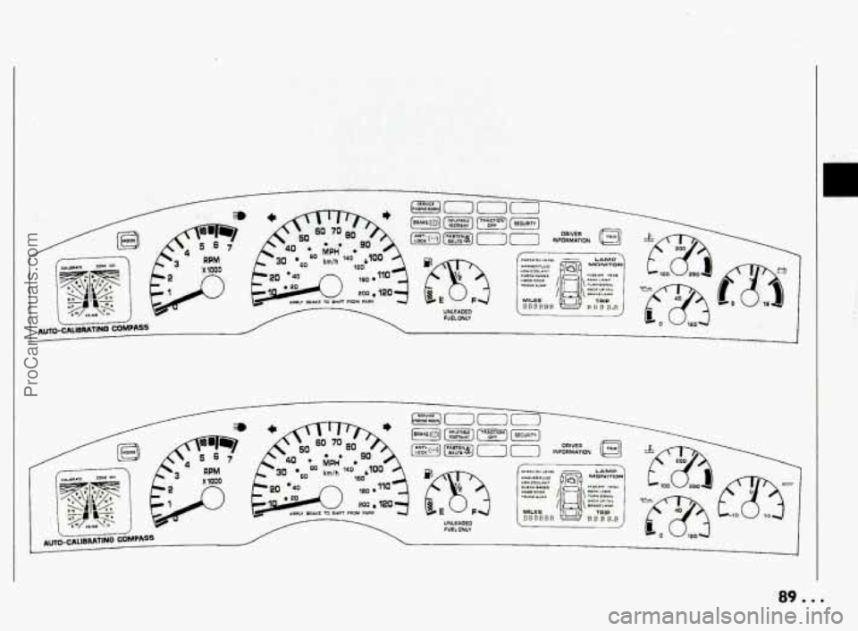 PONTIAC BONNEVILLE 1994  Owners Manual 89... 
ProCarManuals.com 