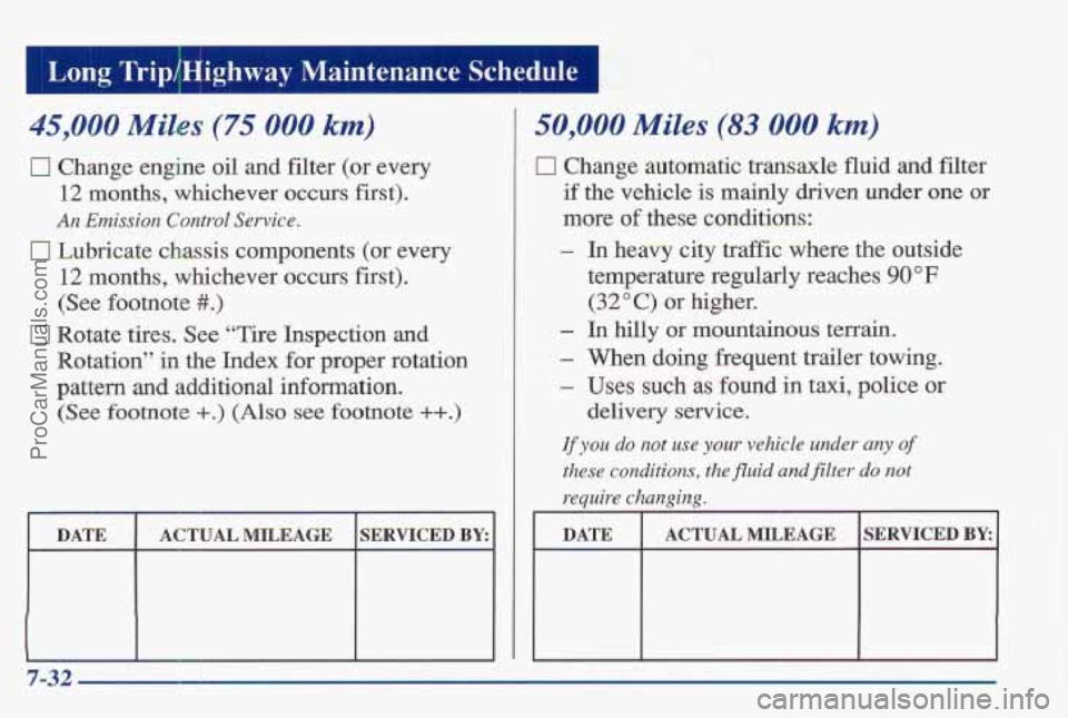 PONTIAC BONNEVILLE 1997  Owners Manual ProCarManuals.com 