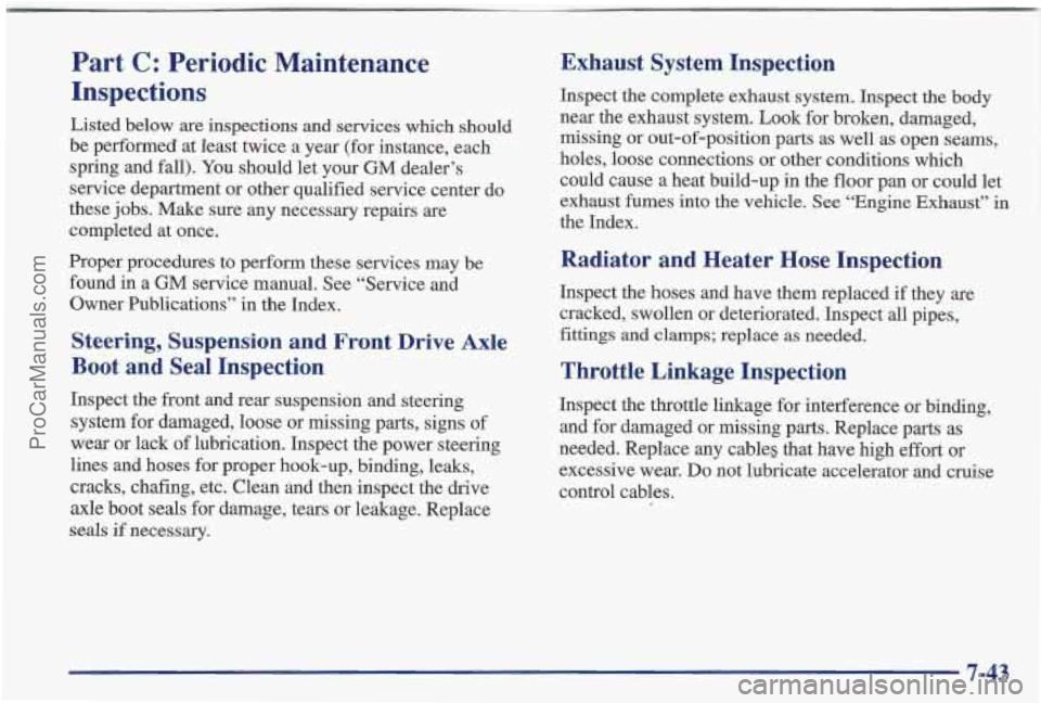 PONTIAC BONNEVILLE 1997  Owners Manual ProCarManuals.com 