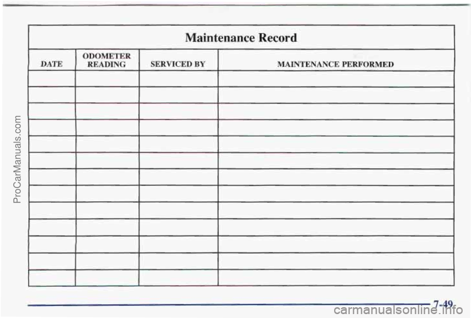 PONTIAC BONNEVILLE 1997  Owners Manual 6P- L 
ProCarManuals.com 