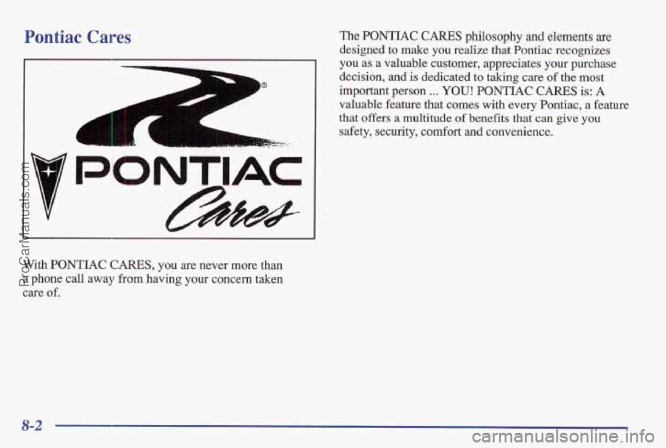 PONTIAC BONNEVILLE 1997  Owners Manual ProCarManuals.com 