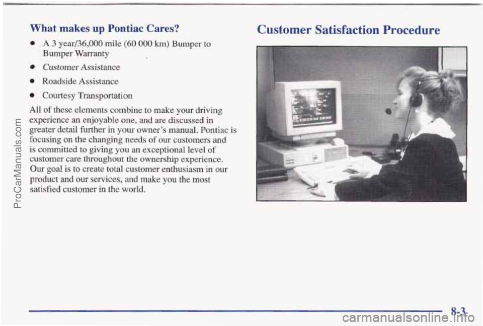 PONTIAC BONNEVILLE 1997  Owners Manual ProCarManuals.com 