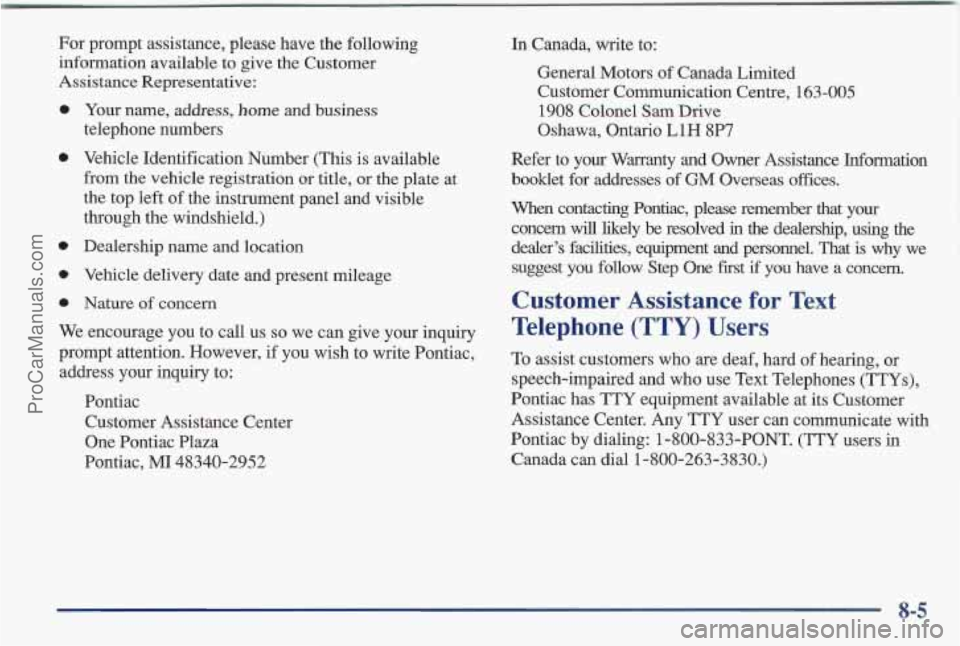 PONTIAC BONNEVILLE 1997  Owners Manual 0 
0 
a 
ProCarManuals.com 