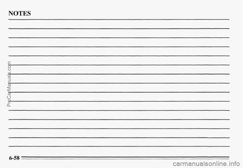 PONTIAC GRAND-AM 1995  Owners Manual NOTES 
ProCarManuals.com 