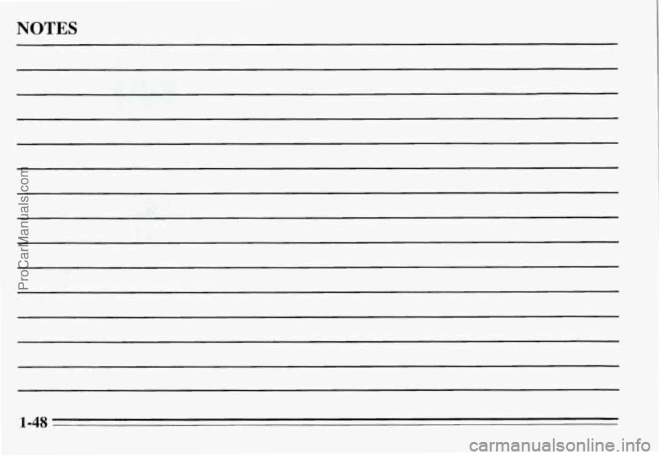 PONTIAC GRAND-AM 1995  Owners Manual NOTES 
1-48 
ProCarManuals.com 