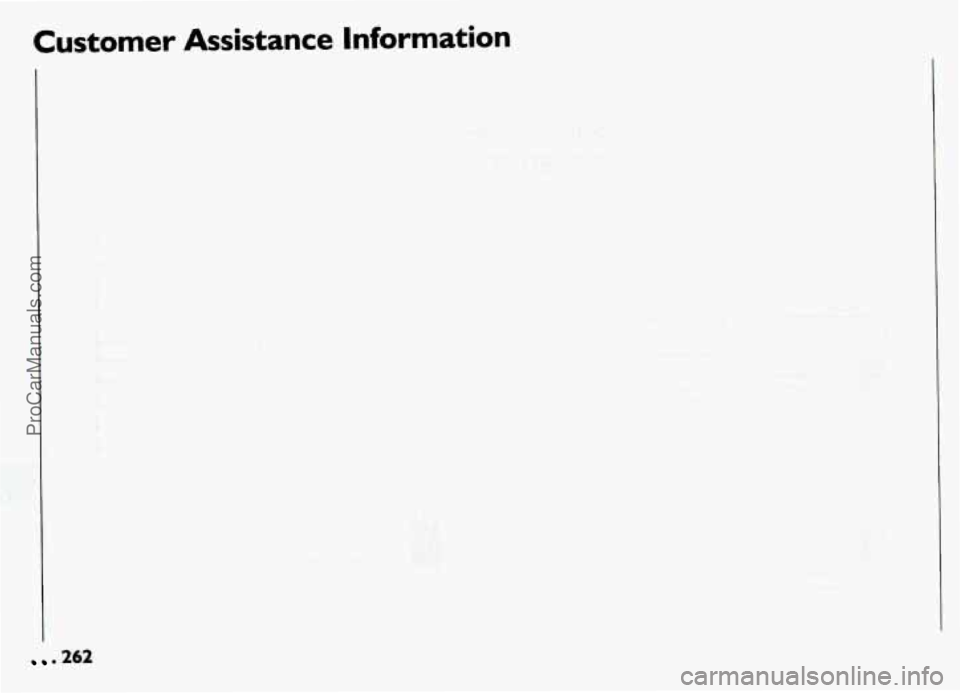 PONTIAC GRAND-AM 1994  Owners Manual Customer  Assistance  Information 
262 
ProCarManuals.com 