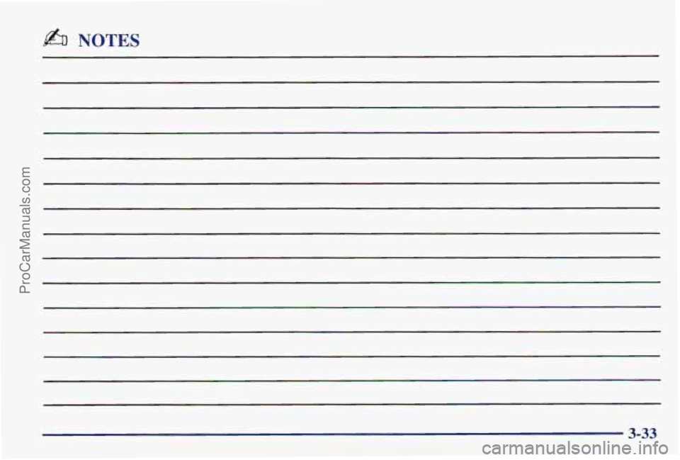 PONTIAC PONTIAC 1997  Owners Manual b% NOTES 
3-33 
ProCarManuals.com 