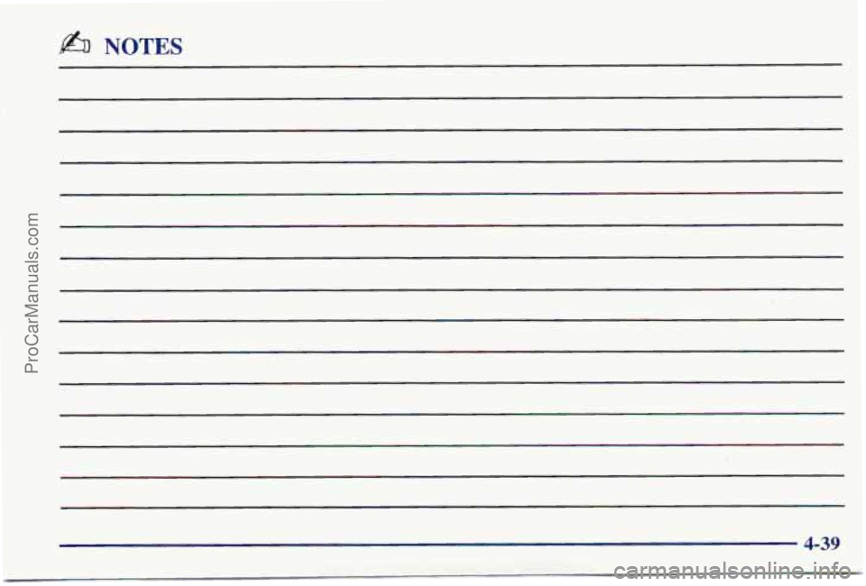 PONTIAC PONTIAC 1997  Owners Manual @D NOTES 
ProCarManuals.com 