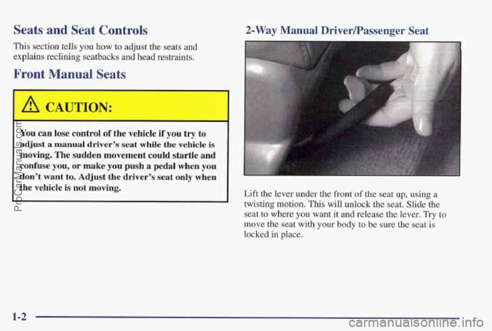 PONTIAC PONTIAC 1997  Owners Manual ProCarManuals.com 