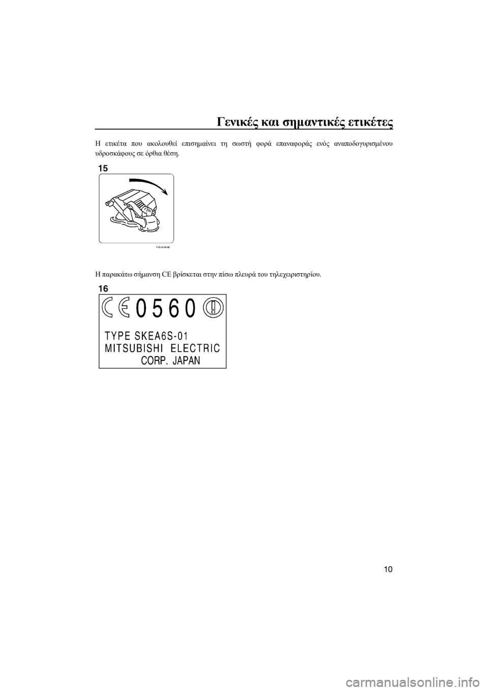 YAMAHA FZS 2015  ΟΔΗΓΌΣ ΧΡΉΣΗΣ (in Greek) Γενικές και σημαντικές ετικέτες
10
Η ετικέτα που ακολουθεί επισημαίνει τη σωστή φορά επαναφοράς ενός αναποδο