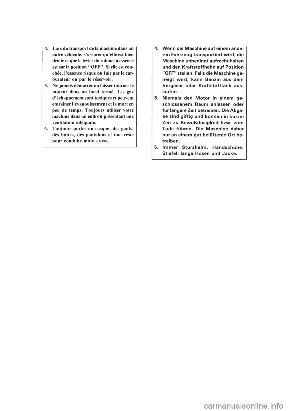 YAMAHA PW50 2003  Notices Demploi (in French) *1/3=PW50-5PG-81  01.4.11 6:23 PM  Page 11 
