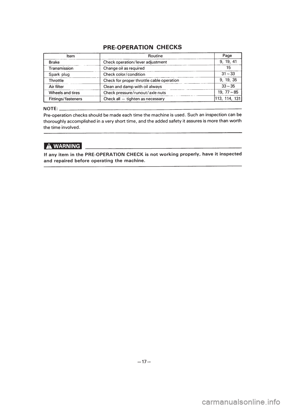 YAMAHA PW50 2003  Notices Demploi (in French) *1/3=PW50-5PG-81  01.4.11 6:31 PM  Page 38 