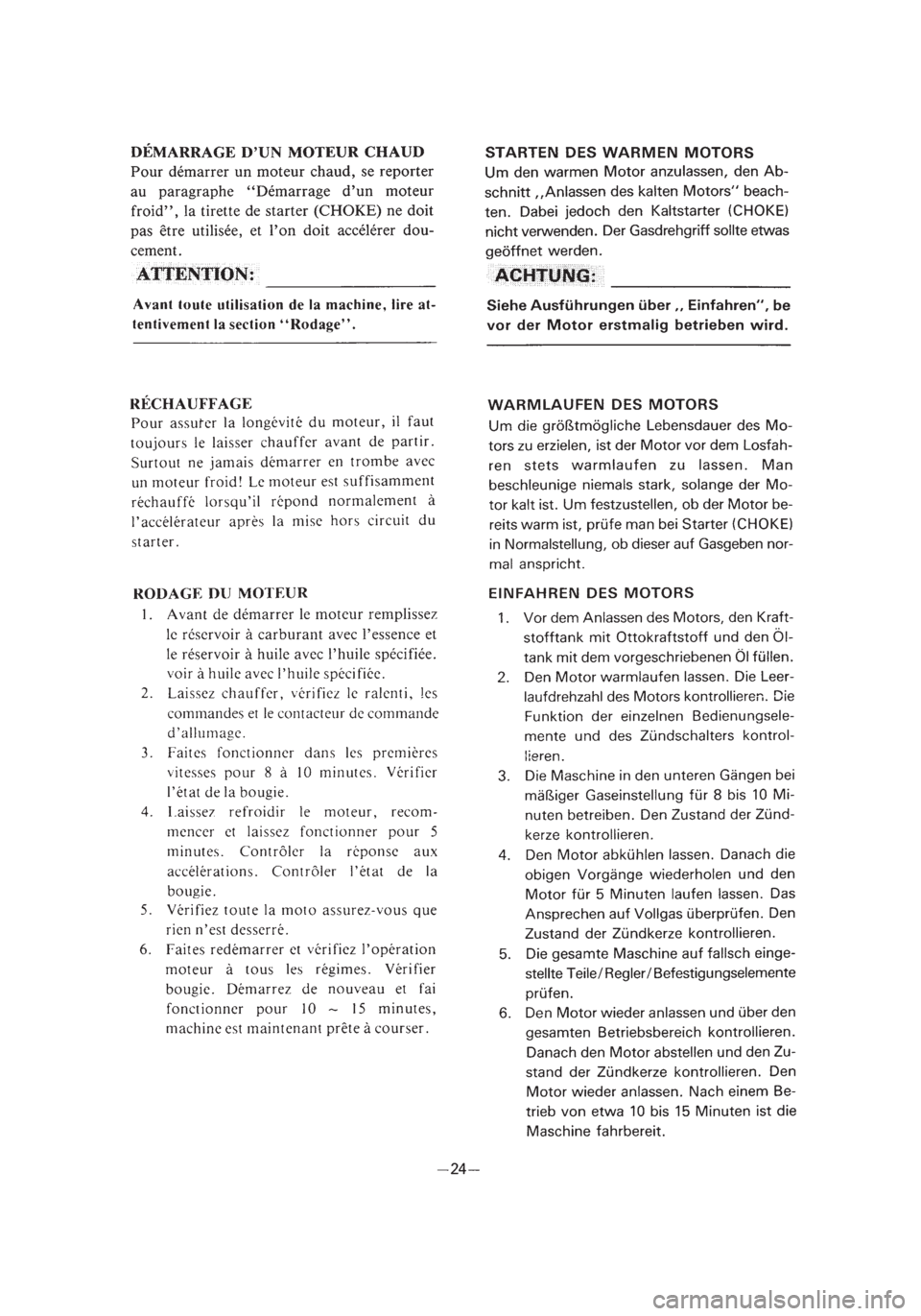 YAMAHA PW50 2003  Notices Demploi (in French) *1/3=PW50-5PG-81  01.4.11 6:33 PM  Page 45 