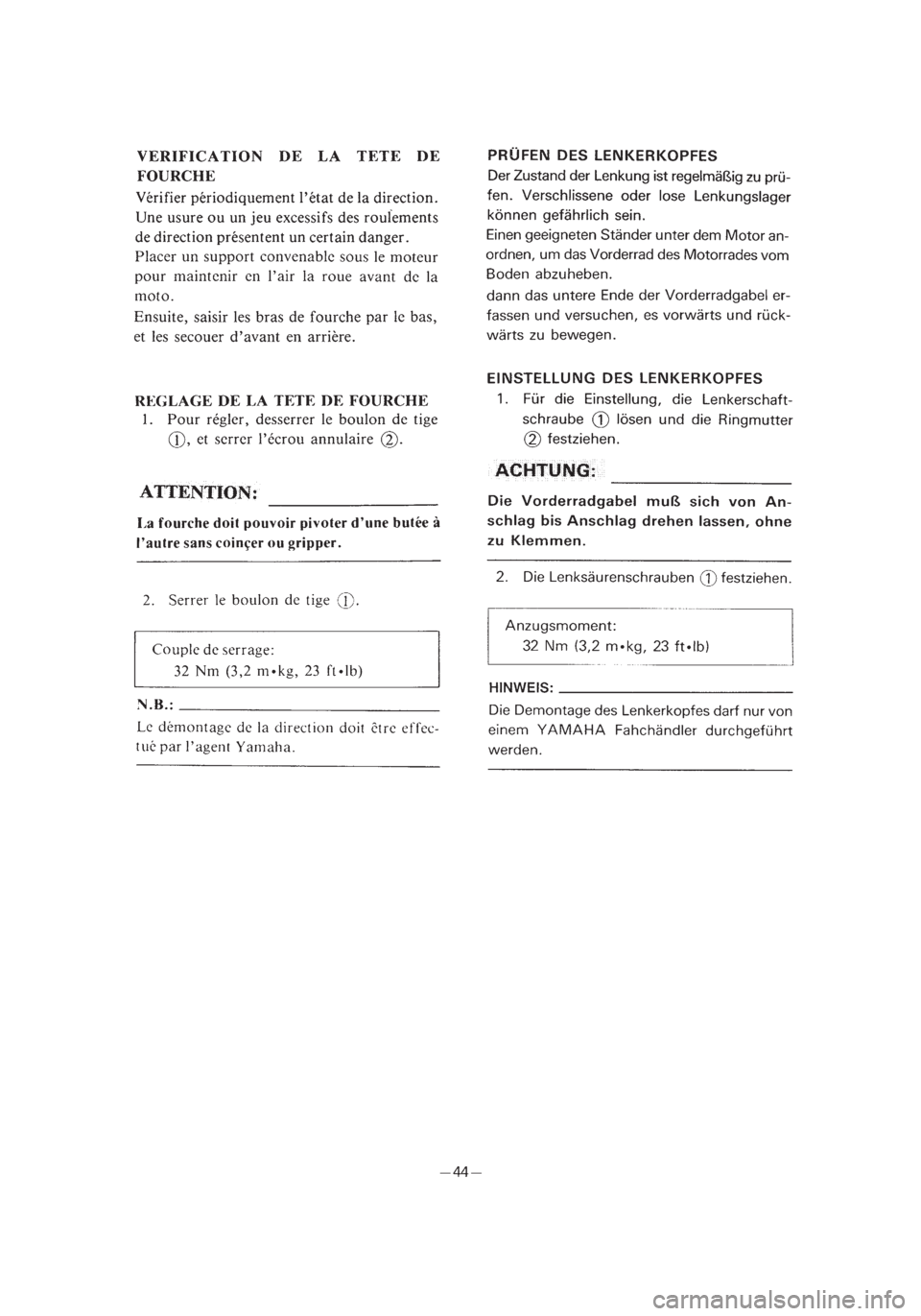 YAMAHA PW50 2003  Notices Demploi (in French) *2/3=PW50-5PG-81  01.4.11 10:39 PM  Page 9 