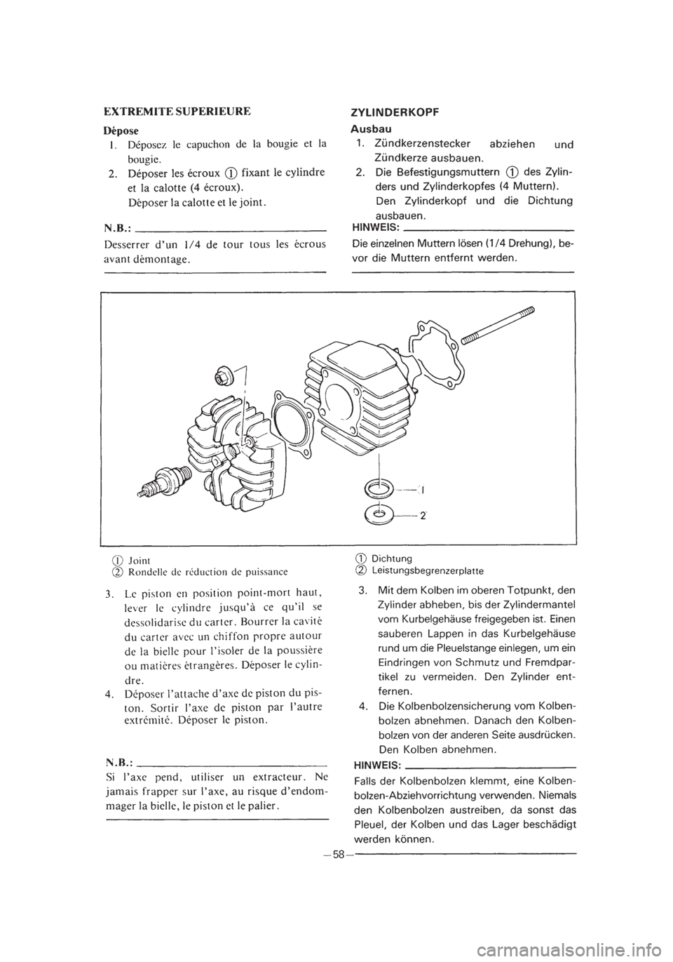 YAMAHA PW50 2003  Notices Demploi (in French) *2/3=PW50-5PG-81  01.4.11 10:43 PM  Page 23 